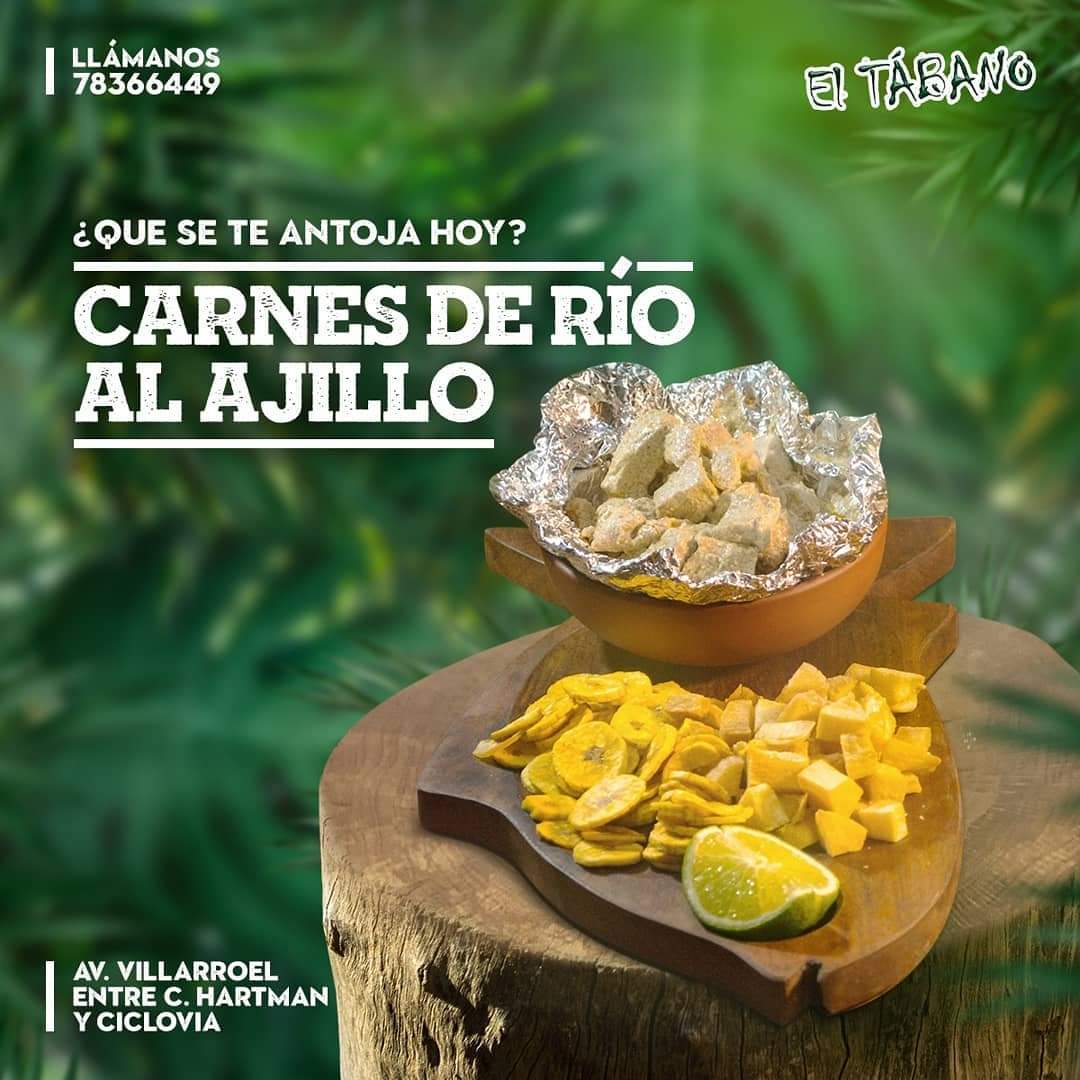 EltabanoPub's tweet photo. COMÉ DIFERENTE, COMÉ AMAZÓNICO.
Probá nuestra variedad de platillos con recetas inspiradas en la selva Amazónica de #Bolivia.
Opciones de carnes de río, res, pollo y vegetariano. #ElTábano🌴💚 #AmazonianFood.
Sucursales en Trinidad, Santa Cruz y Cochabamba. https://t.co/KcyoZGeNJd