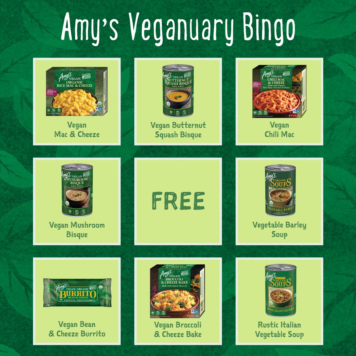 Have you tried any of these tasty treats? Comment with a "💚" below if you've got bingo! 🌱👇