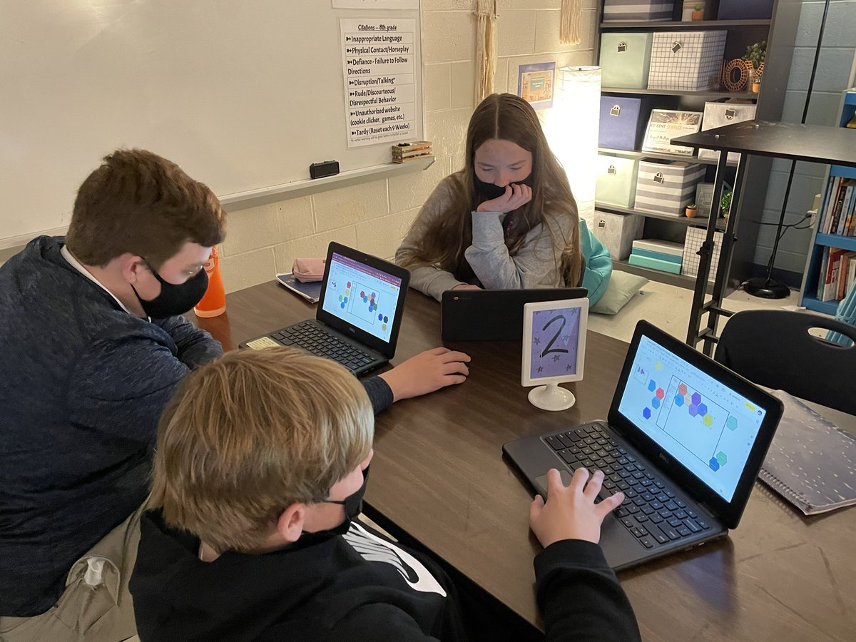 In 8th grade, we tried hexagonal thinking to review expectations and make connections. Y’all. They blew me away. #highexpectations #highresults