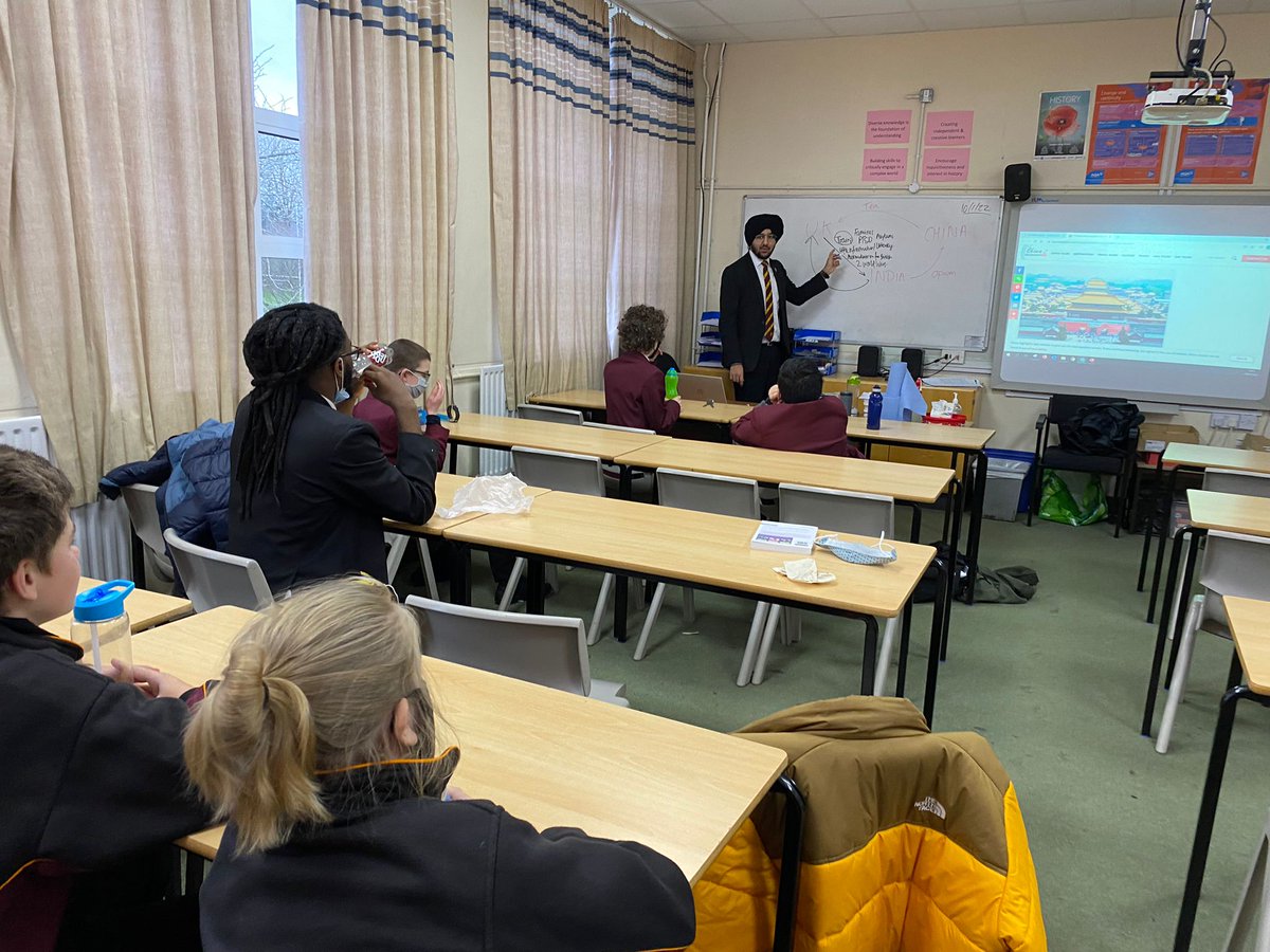 CryptHistory's tweet photo. Tackling the big questions of EMPIRE in our Hidden Histories Monday lunch club - come join us! Thank you to our head boy Harvind for covering such an important aspect of our past with such passion! A true role model of the school... https://t.co/YKaOtnJ1LW