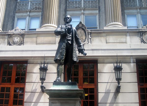 columbialib's tweet photo. #HappyBirthday to American statesman Alexander #Hamilton! The Founding Father, who attended @CC_Columbia (formerly King's College) from 1774-76, penned a letter to beloved wife, Eliza, before his fatal duel with Aaron Burr in 1804. A manuscript copy (R) is now held in our #RBML. https://t.co/9GPZzH20Wk