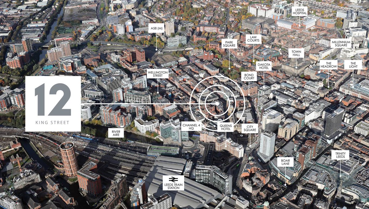 Right in the heart of Leeds, 12 King Street offers grade a office space with a panoramic roof terrace. Find out more here: 12kingstreet.co.uk