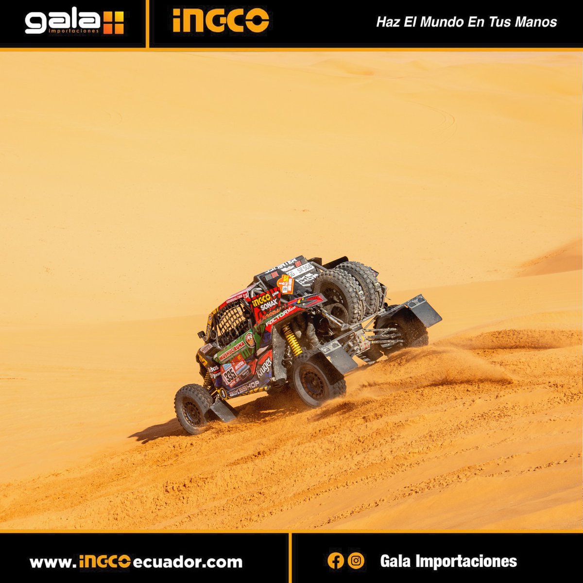 galaimport's tweet photo. INGCO® GALAIMPORTACIONES 
ETAPA 9 SUPERADA!  #Dakar2022 
Fuerza Ecuador 
@ricardotorlaschi @sebasguayasamin 
.
.
.
#sebastianguayasamin #ricardotorlaschi #galaimportaciones #ingcoecuador #ingcoglobal #ingcolatam https://t.co/hVrTinYQ0f