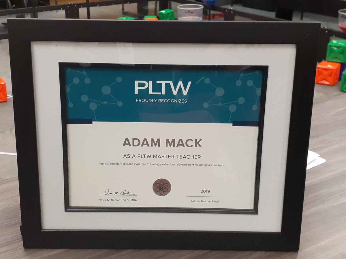 Mary_Murphy17's tweet image. "He was a teacher that effected eternity, we can never tell where is influence stops". Deepest sympathy for the unexpected passing of @PLTWorg MasterTeacher, Adam Mack,who inspired students &amp;amp; teachers @CTEMiami w/his love for STEM. His kindred spirit will live in us all.