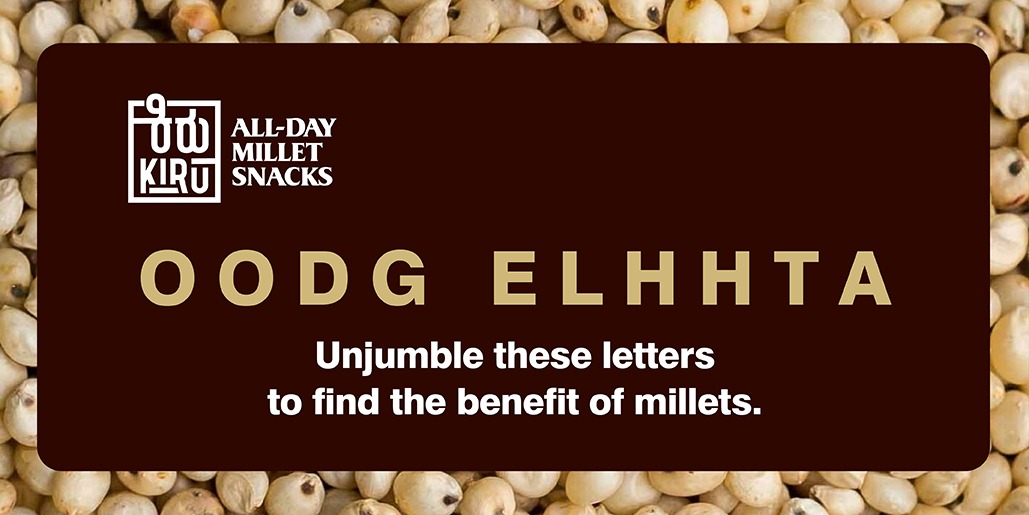 Kiru_Millet's tweet photo. Kiru, is packed with the goodness of millets, making it a good snacking habit. Add the exciting taste in every bite, and you have an unforgettable experience every time! Shop and review Kiru products here: https://t.co/tmfSc5fv5Q
#Kiru #Ooruginal #Healthy #Tasty #MilletSnack https://t.co/NlSt6RLOXB