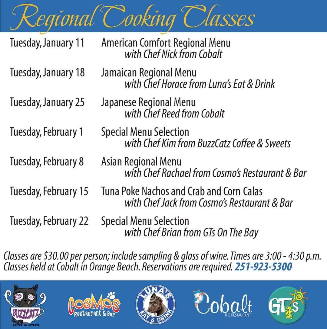 Cobaltoba's tweet photo. We have a few spots left for today's cooking class with Chef Nick. He will be cooking our #Bison Meatloaf from our American #ComfortFood #RegionalMenu. Call now!! #orangebeachdining #orangebeachrestaurants #coastaldining https://t.co/pBY9gTAg2c