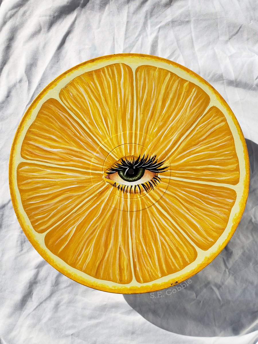 secobble's tweet photo. 🍋 Lemon Vinyl 🍋
Acrylic on vinyl record (2022) https://t.co/qYwj1lzuCk