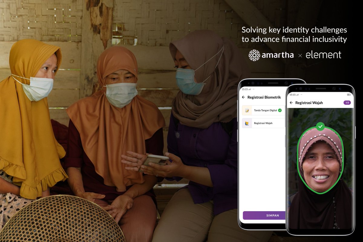 Element Inc. and <a href="/amarthaid/">Amartha</a> join forces to help #Indonesia’s MSMEs gain secure and seamless access to loans that will help their businesses grow. Read the story at ➡️ buff.ly/3qc2SNK
#ekyc #kyc #fintech #banking #AI #technology