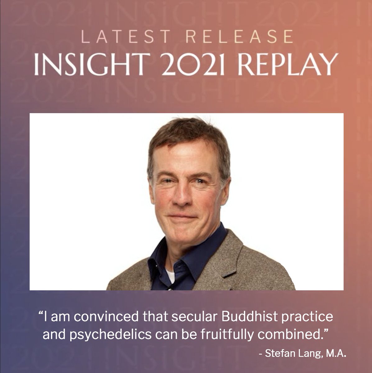 mind_europe's tweet photo. Watch our #INSIGHT2021 talks online!
We just released new talks on the MIND #Community Platform (MCP), including "Applying #Buddhist Concepts and Practices as a Guiding Epistemic and Ethical Framework for #Psychedelic Experiences” by @sl77sl
Join now: https://t.co/iKB618LdHv https://t.co/fFN2yd0Or1
