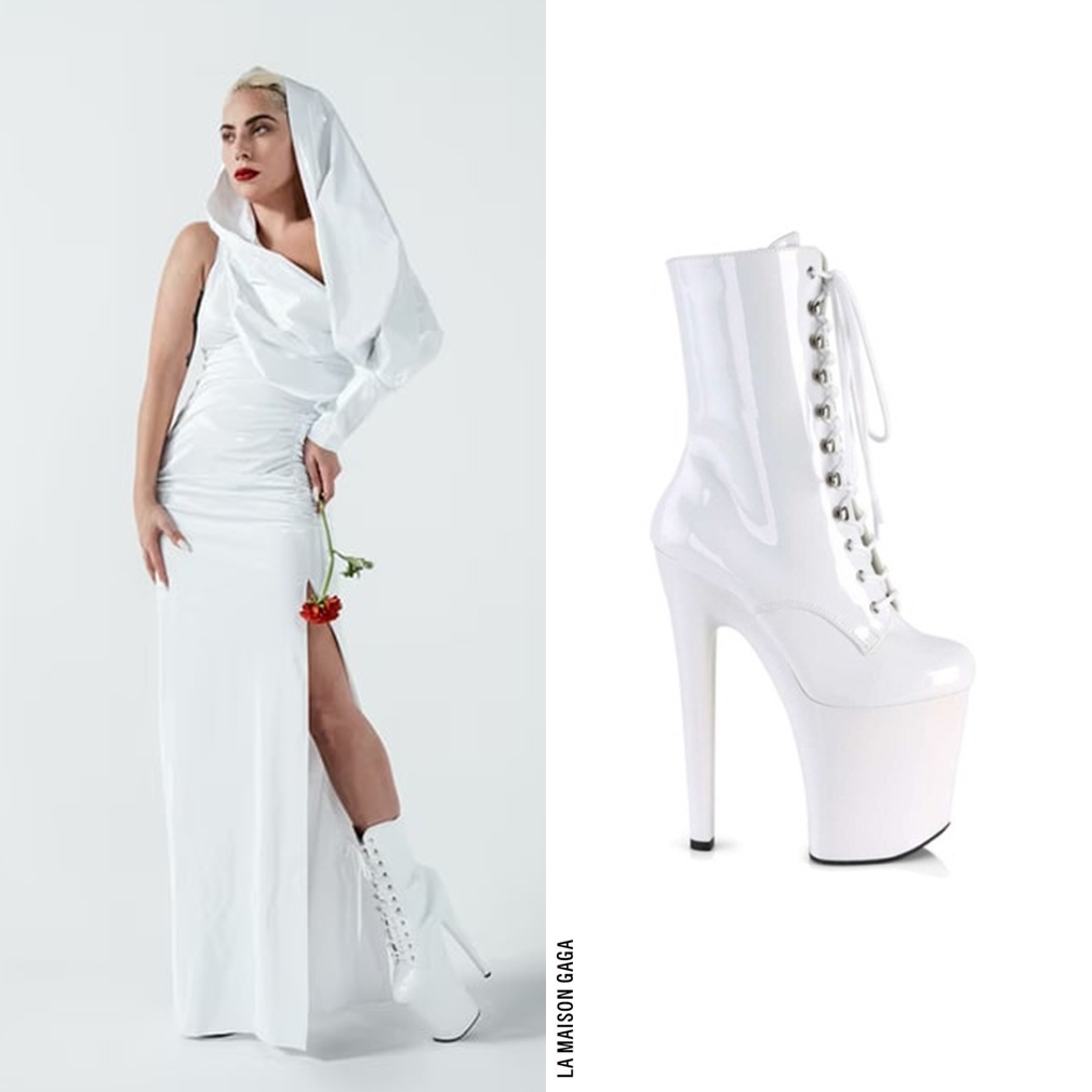 lady gaga vinyl dress Did you spot @ladygaga's Grammys performance look last night was an archive @alexandermcqueen FW 2009 outfit from the Horn of Plenty collection, complete with a major @philliptreacy headpiece. #LadyGaga #Grammys #Grammys2026 #