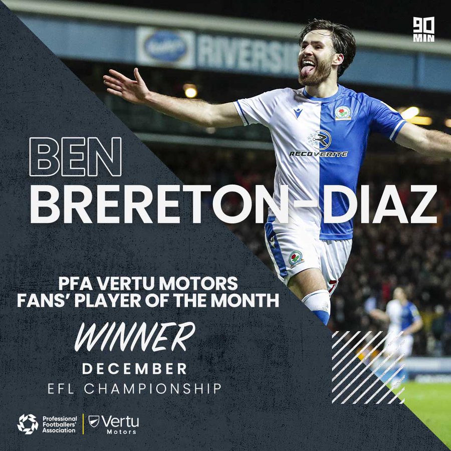 Hinchas eligen a Ben Brereton Díaz el mes de la Segunda División Inglesa | Fútbol | BioBioChile
