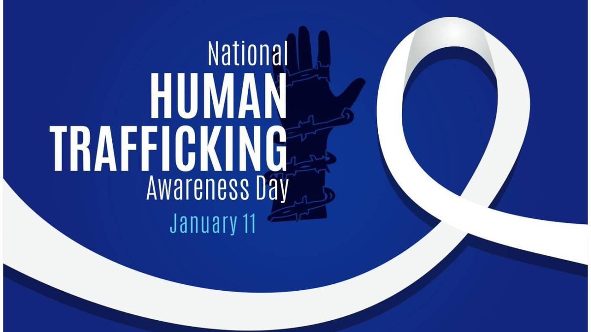 Today is National Human Trafficking Awareness Day. #humantraffickingawareness #wearblue

If you or someone you know is a victim of human trafficking, consider calling the 24/7 national hotline for help 1-888-373-7888 or text 233733.