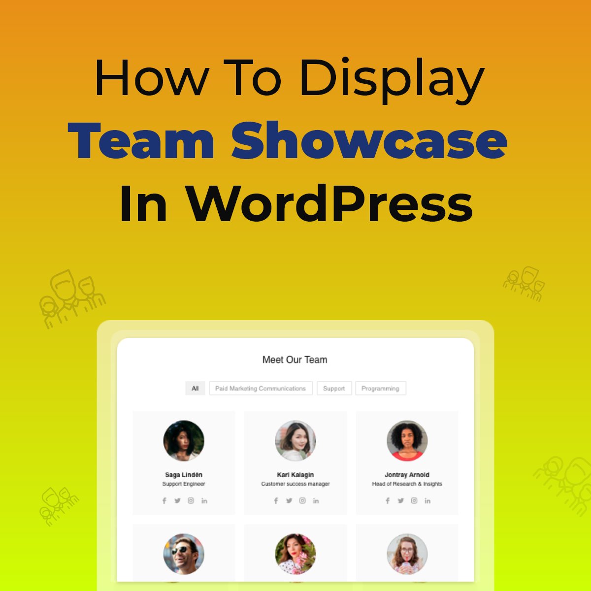 essentialplugin's tweet photo. Learn, how to showcase your #Team members to your #WordPressWebsite? 

https://t.co/sw5BI8D5o9
 
#TeamShowcase #SliderPlugins #TeamPlugin #WordPressPlugins #EssentialPlugin https://t.co/Jh3zzPBuXS