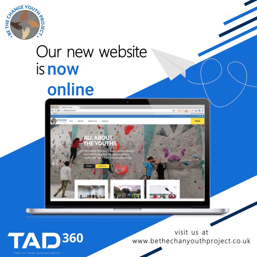bethechangeyp's tweet photo. We’re pleased to announce the launch of our new website!

If you want to see our new website, the link is below. Do have a look around 🙂

                       ⬇️⬇️⬇️

https://t.co/1kH3pRVOmE

Thank you to @tad360uk for the great service and our new website. We love it! https://t.co/mOxGKtWT9b