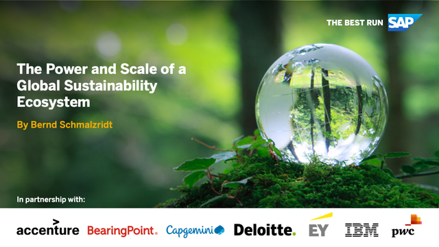 Sustainability is a team sport! Through our #SAPPartners, we foster a thriving ecosystem of #sustainability innovation. By tackling challenges such as climate change, waste, and social inequality, we benefit our customers and the planet. Learn how 🌱 bit.ly/3faaHgB