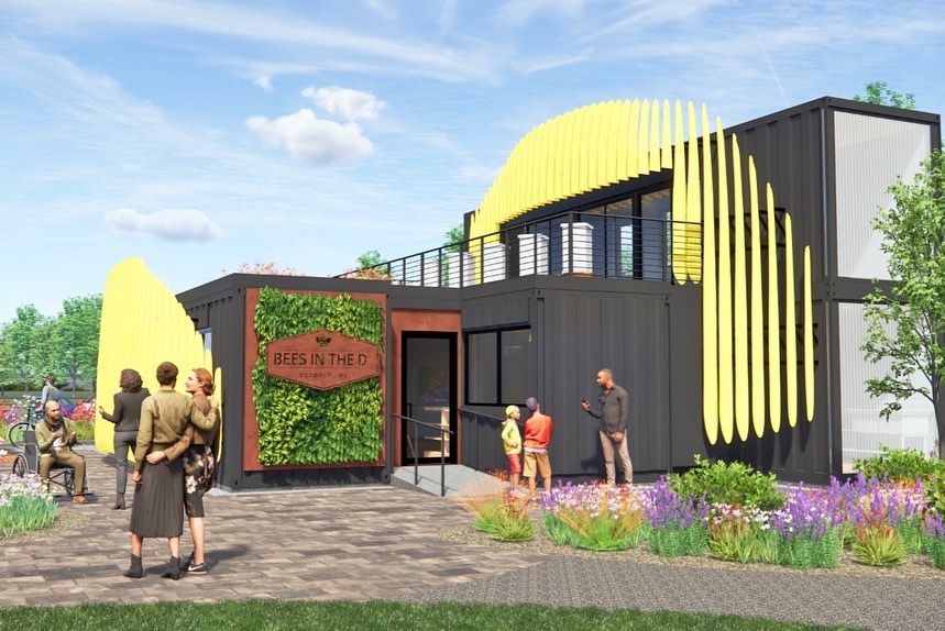 Detroitisit's tweet photo. The @BeesInTheD announced the opening of the Michigan Pollinator Center opening in 2023. #savethebees 🐝
#bees #beesinthed #sustainability #development #detroit #detroitisit https://t.co/fDhnBQi2Di