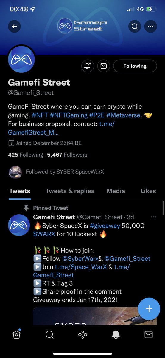 Talun56's tweet photo. @Gamefi_Street @SyberWarx Done than moon !! https://t.co/6hBnmgKQqo