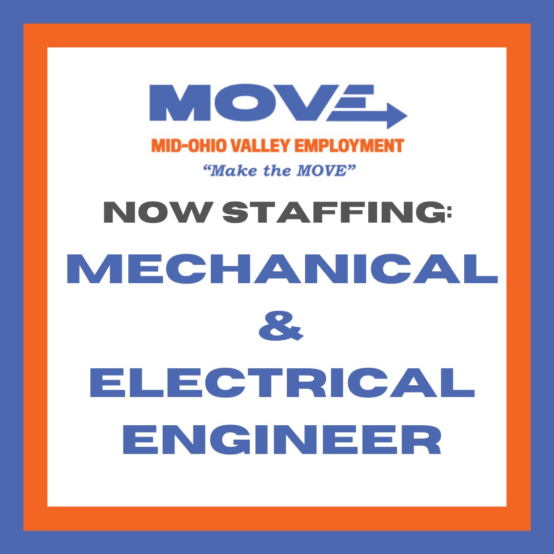 EmploymentMid's tweet image. We are looking to staff both a Mechanical and Electrical Engineer! If you are interested or know of anyone who is interested, send us a message or stop in at one of our two locations!

You can also apply here -&amp;gt; movestaffing.com/apply-now/