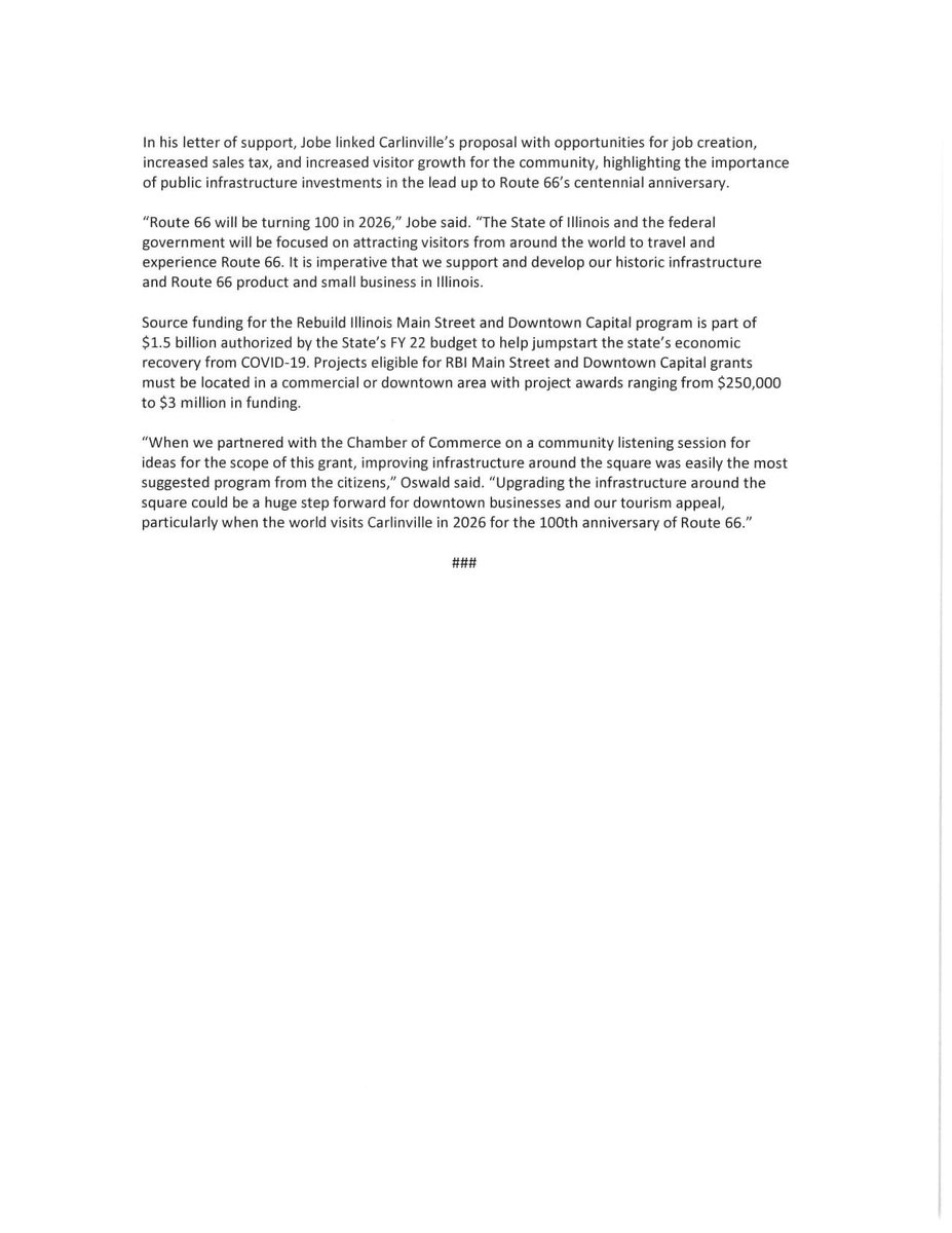 City of Carlinville (CarlinvilleIL) Twitter