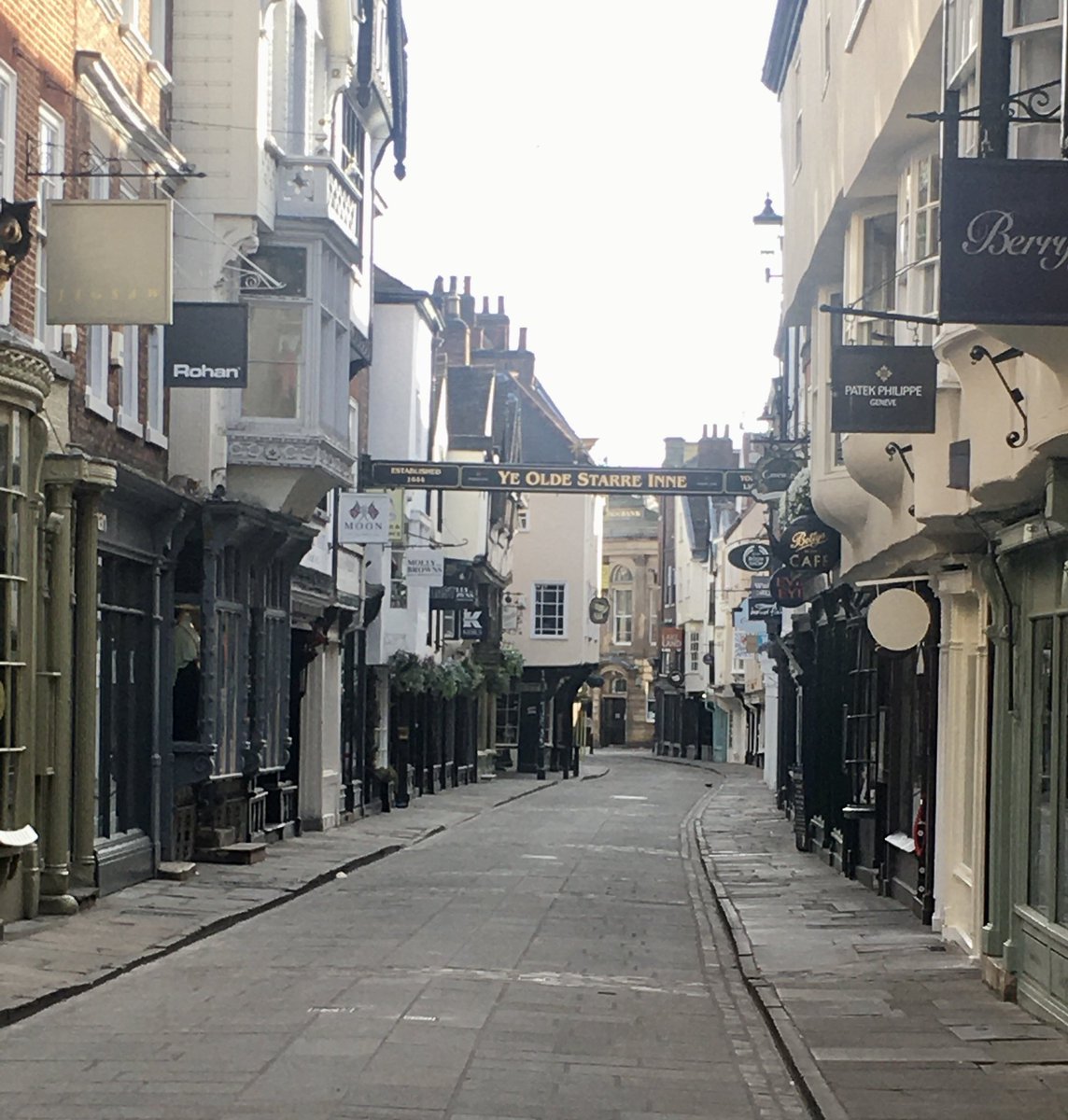 NathanClay_'s tweet image. There seem to be a number of Tweets today regarding May 20th 2020. On that evening I took a wander to see the unusual sight of a desolate York city centre. #shambles #stonegate #coppergate #ghosttown #PartyGate