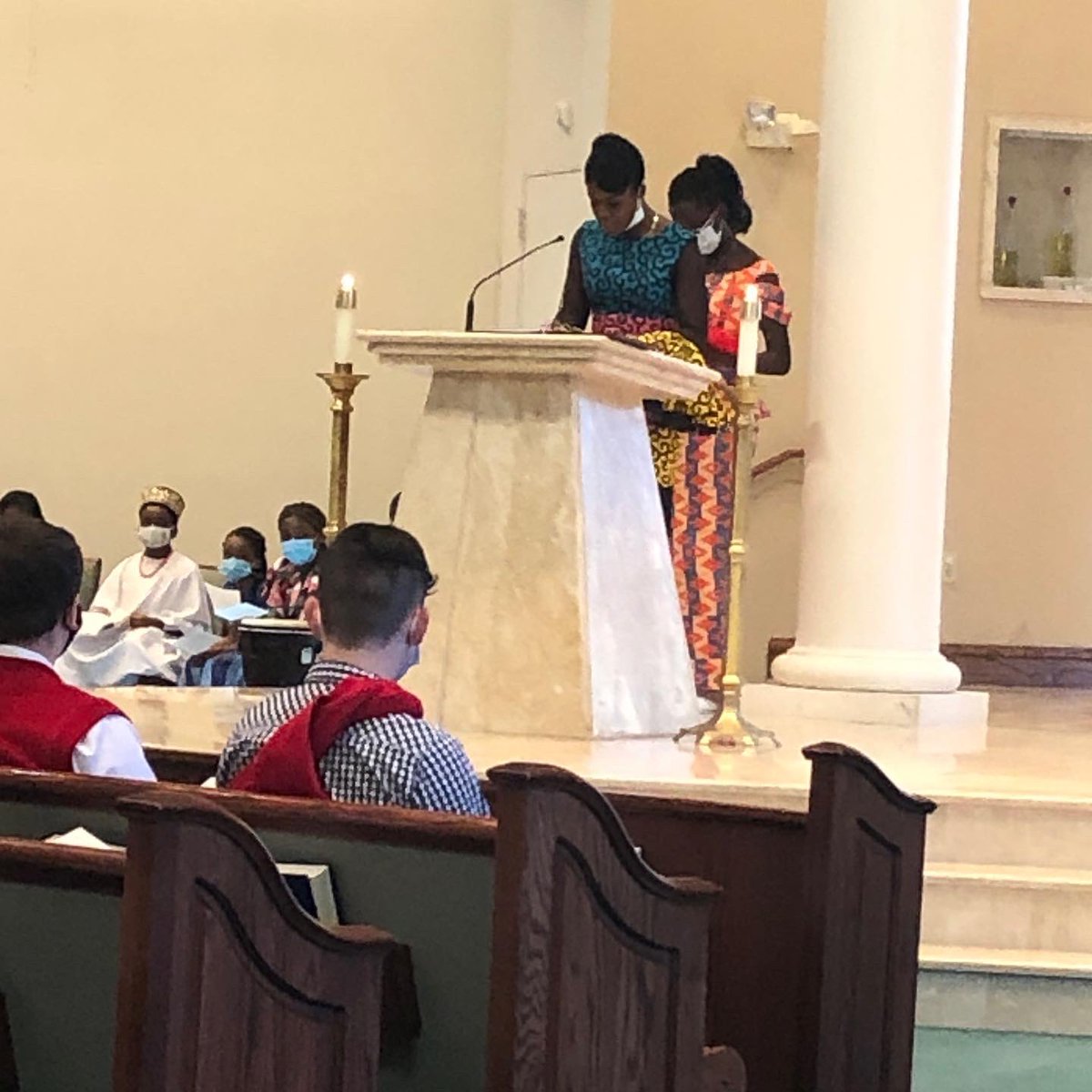 OLV_Tyrone's tweet photo. Thank you Fr Pham from Our Lady of Vietnam for celebrating our multicultural mass with us today. Also thank you to our parents for participating in the reading with your native languages. Fr Pham encourage our community to not only pray but to always welcome one another. https://t.co/q9u6gWq8VA
