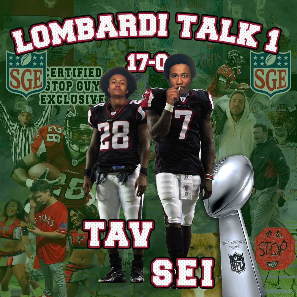prodgunner's tweet photo. TAV SEI EW GUN
LOMBARDI TALK, VOL. 1: 17-0
JANUARY THE 28TH
#StopGuy #LombardiTalk https://t.co/54Q5ii3XC6