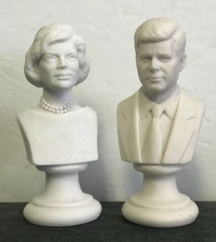 Statuescom's tweet photo. Showcase your love of history with this detailed John F. Kennedy and Jacqueline Kennedy Onassis bust. Exclusively made by https://t.co/c5sbcoxZwJ ✨
Find it here! https://t.co/PKdwFUrV3y
#JFK #JackieOnassis #ShopLocal #MadeInUSA #ShopInUtah #Gifts #Etsy #EtsyShop https://t.co/tntQMcSTSi