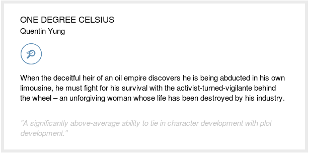 theblcklst's tweet photo. ONE DEGREE CELSIUS by Quentin Yung was one of the best scripts our readers read last week. https://t.co/RJcj4IVSEr #BlackListWeekendRead https://t.co/fNlEHo2p4z