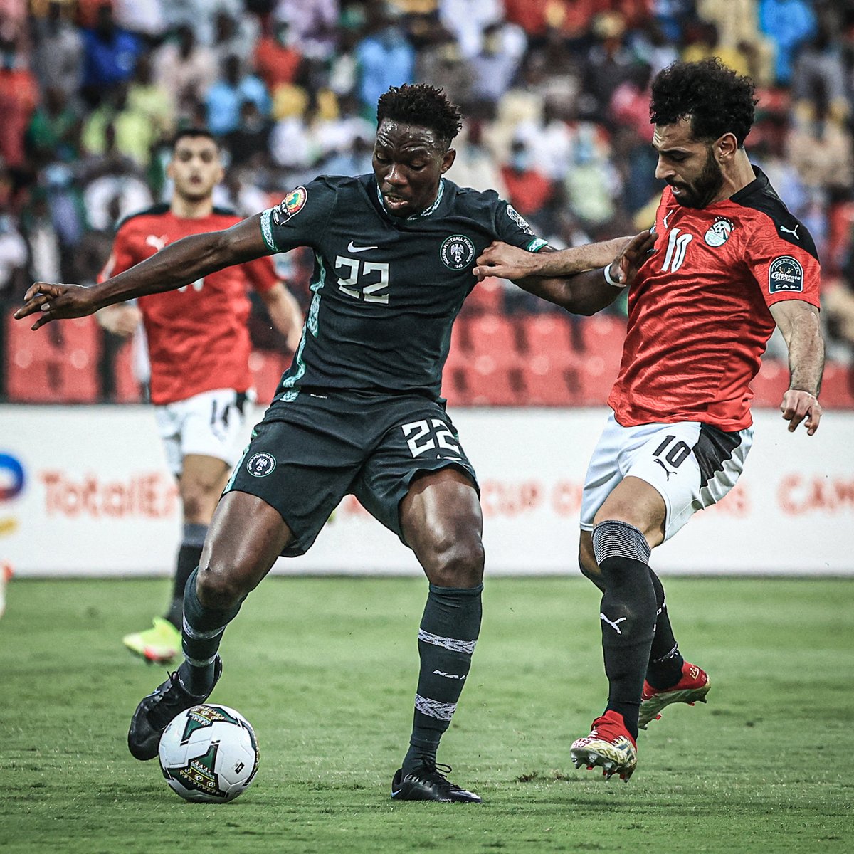 ESPNUK's tweet photo. Nigeria hand Egypt their first defeat in the AFCON group stages in 18 years 🦅🇳🇬 https://t.co/3PMGPW49EM