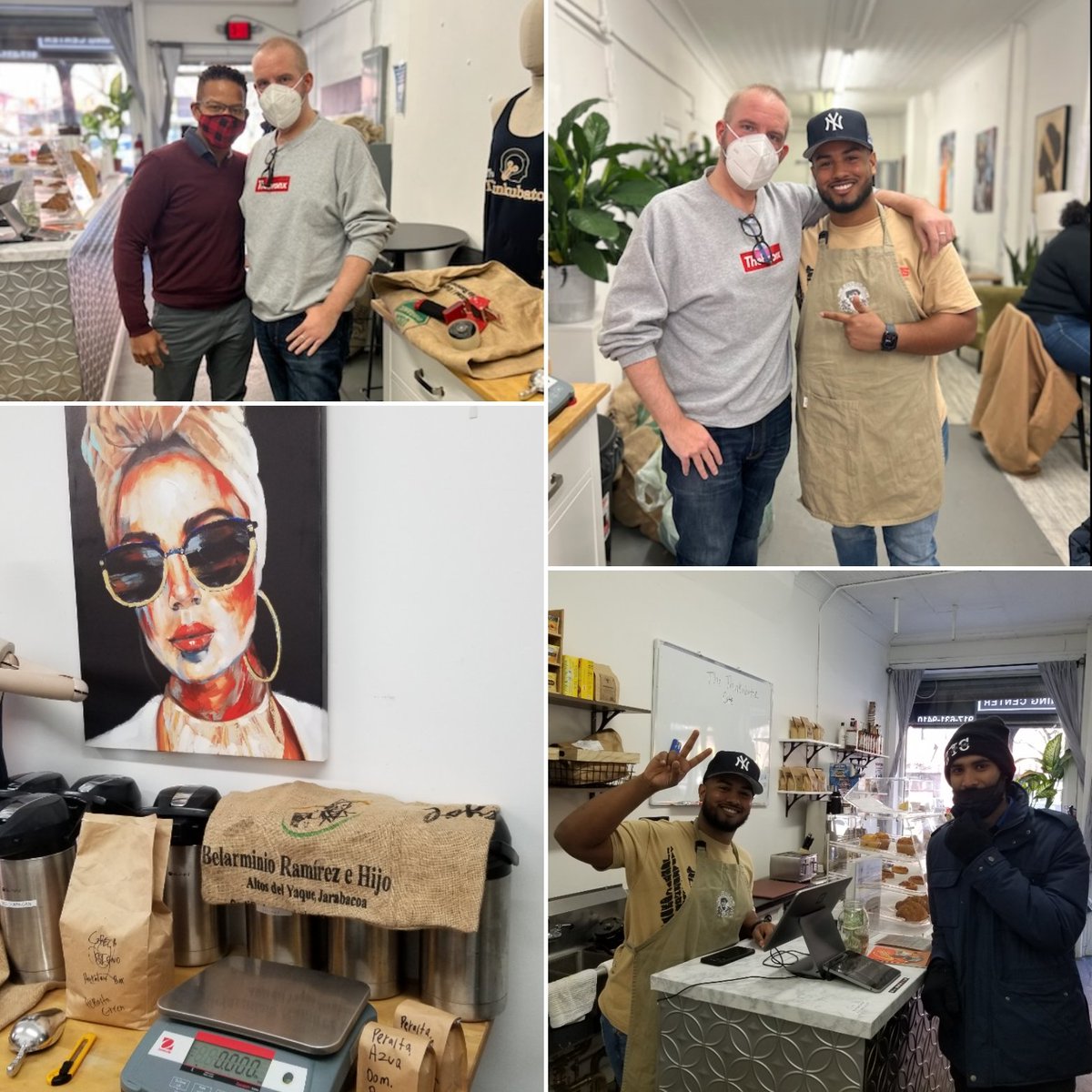 We love it when biz grow in the #SouthBronx!

We visited <a href="/DonCarvajalCafe/">Don Carvajal Café</a> <a href="/TheThinkubator/">TheThinkubator</a>, an organic biz model blending BX roasted coffee w workforce programs for young people.

Originated in the HUB, they join a cadre of innovative non-profits from #NYC in changing the game.