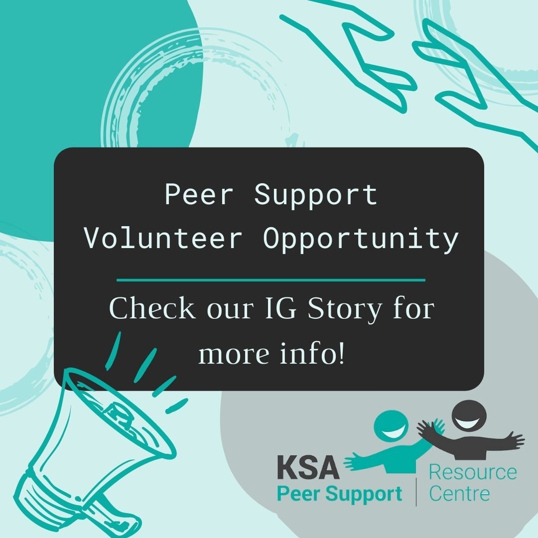 KSA Peer Support is looking for new volunteer recruits, check out our stories for more information on why Peer Support will be a good fit for you.

For more information check out our website at kusa.ca/ksa-peer-suppo… . 

We hope to hear from you soon!