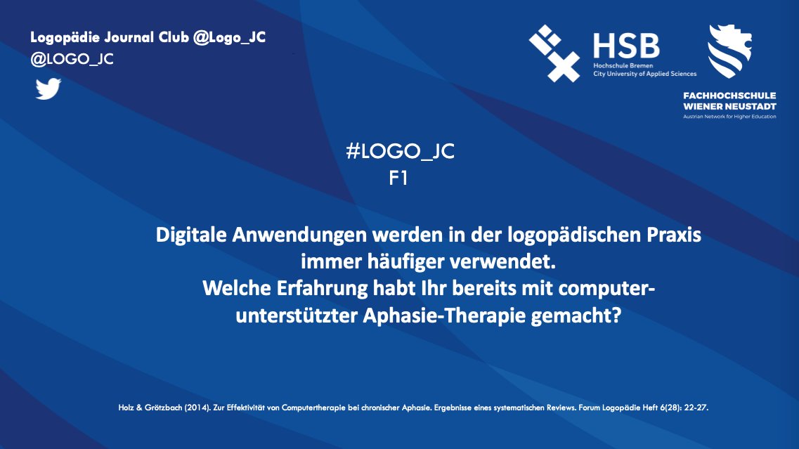 F1: Nun beginnen wir mit der ersten Leitfrage. #Logo_JC