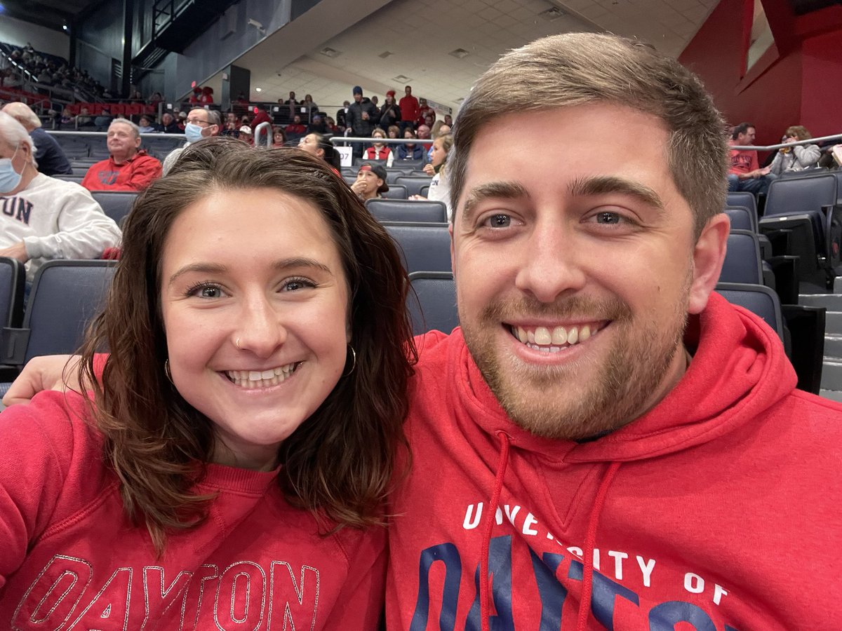 Fiancé’s first game! #dayton6th