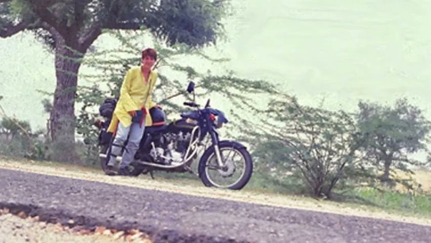 Connie Stambush, BAJ'90, drove a motorcycle around the borders of India on a five-month, 7,000-mile odyssey. Her own 'Eat, Pray, Love' story is documented in 'UNTETHERED: A Woman's Search for Self on the Edge of India—A Travel Memoir.' buff.ly/32HHkzm