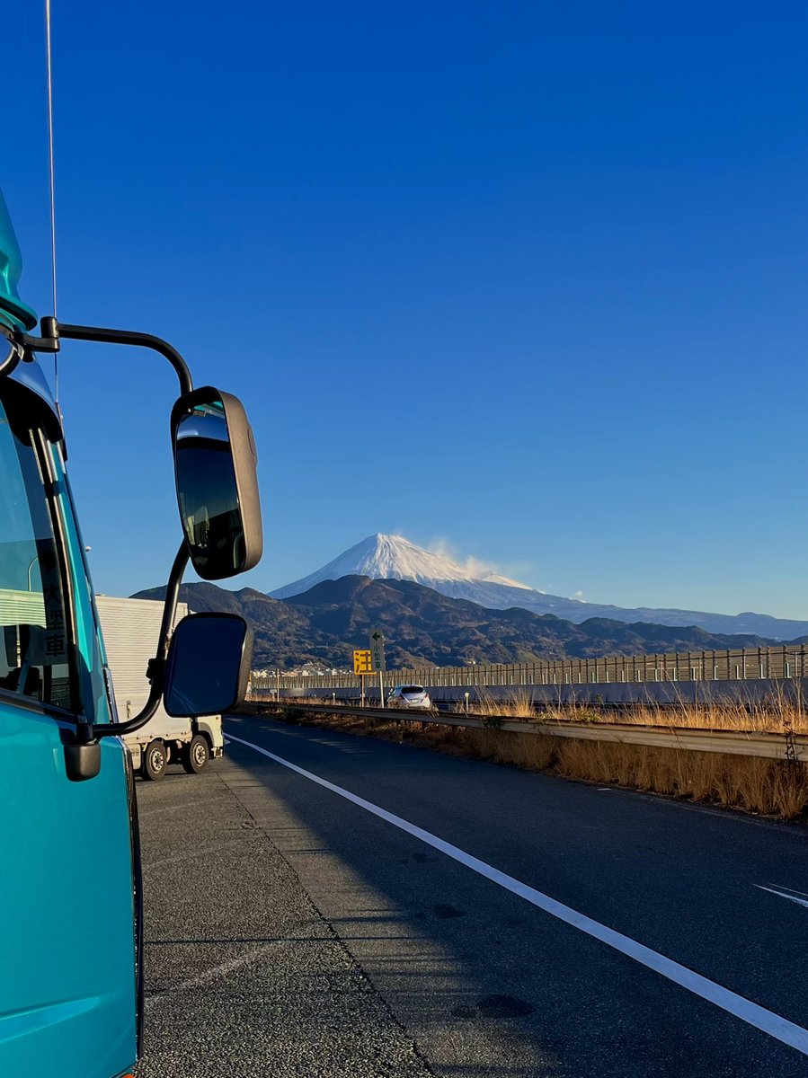 富士山見えて目が覚めた👀🗻✨