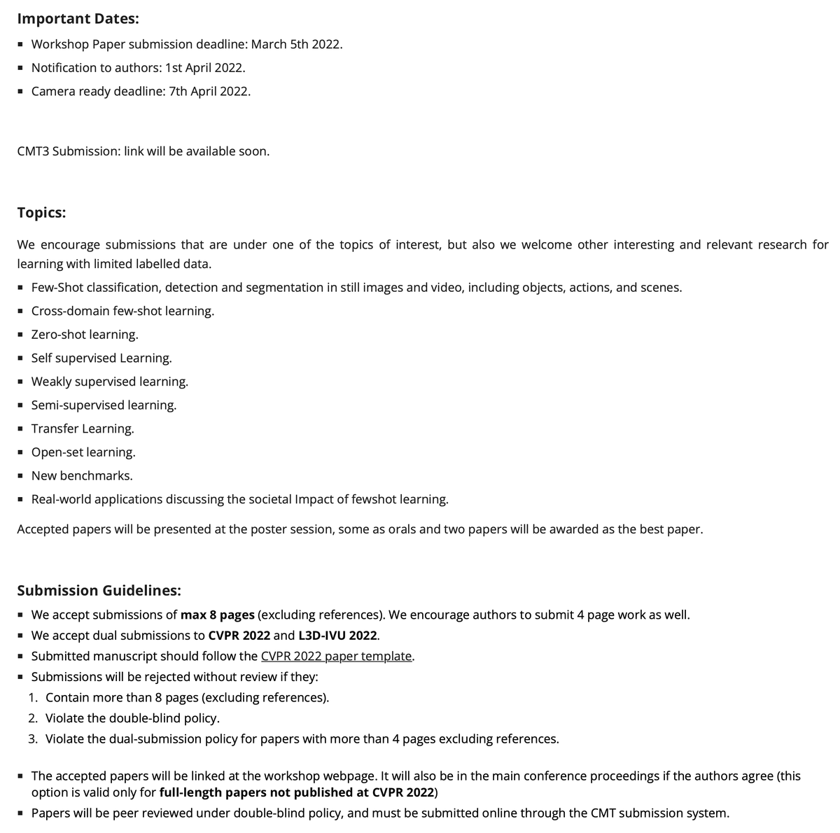CSProfKGD's tweet photo. We are organizing the #CVPR2022 Workshop on Learning with Limited Labelled Data.  Check out the invited speakers and call for papers!

https://t.co/d3GpxfJzZN

@mennatullahSiam @xinw_ai @dvazquezcv @prlz77 @ILaradji @GabrielHuang9 @BOreshkin @hugo_larochelle @dimadamen https://t.co/VzZEVvP0iy