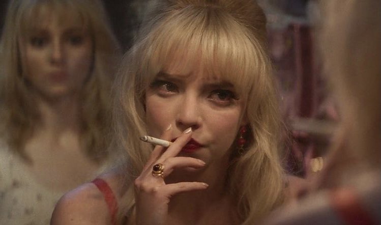 ariqster's tweet photo. twin peaks: fire walk with me (1992) // last night in soho (2021) https://t.co/q1CnkrBIQ0