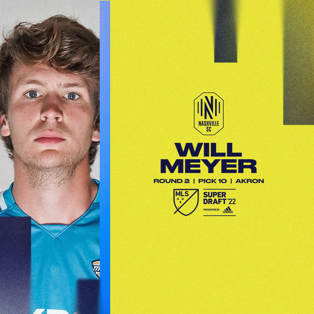 With the 38th overall pick in the #SuperDraft pres. by <a href="/adidasfootball/">adidas Football</a>, we've selected GK Will Meyer from <a href="/ZipsMSoc/">Akron Zips M Soccer</a>