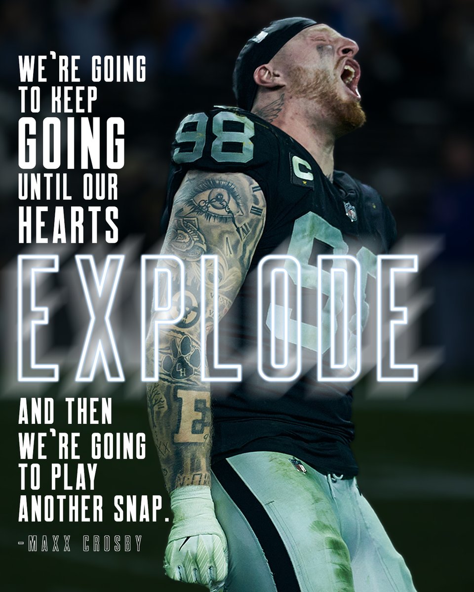 Raiders's tweet photo. 💥🖤

@CrosbyMaxx | #RaiderNation https://t.co/Zwi8FL1DYy