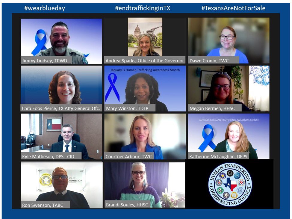 Texas Human Trafficking Coordinating Council tweet media