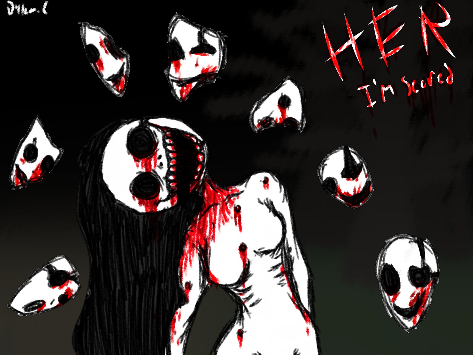 ColorfulClownChaos27 (Art Account) on X: Her from I'm Scared #imscared  #horrorgame #art t.coGw2TqYLUNM  X