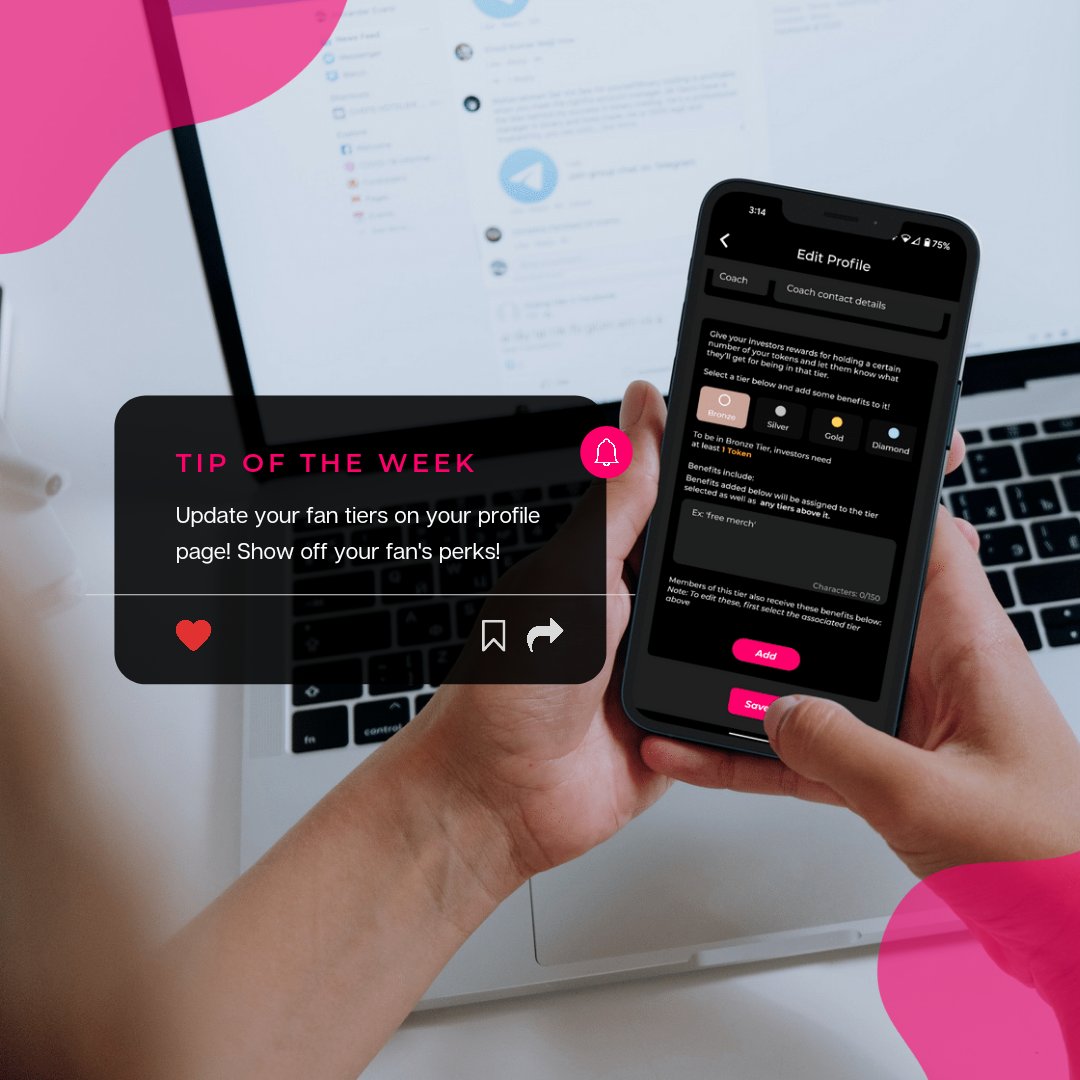 Who doesn't like window shopping? Show off those token holder perks in your profile!