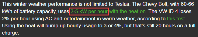 wtroppe's tweet photo. Error! Should read "2-5kW" or "2-5kWh per hour." #EnergyVsPower https://t.co/f7vdmtQyuO (Good article, though - that WaPo article was FUD-spreading nonsense; Charles Lane should stay in his lane). @InsideEVs https://t.co/FumqHc2II9