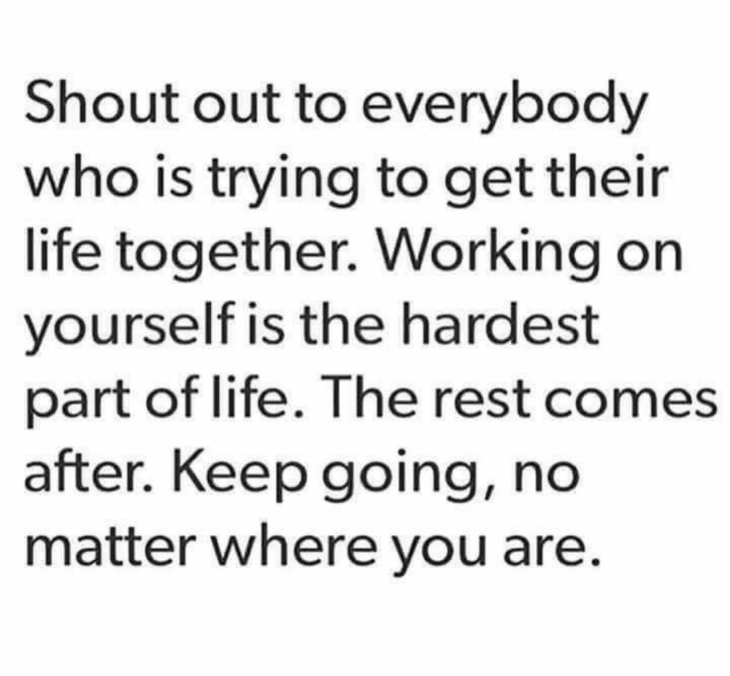 No matter what it is, keep going. 💪🏻 YOU got this. 🤍