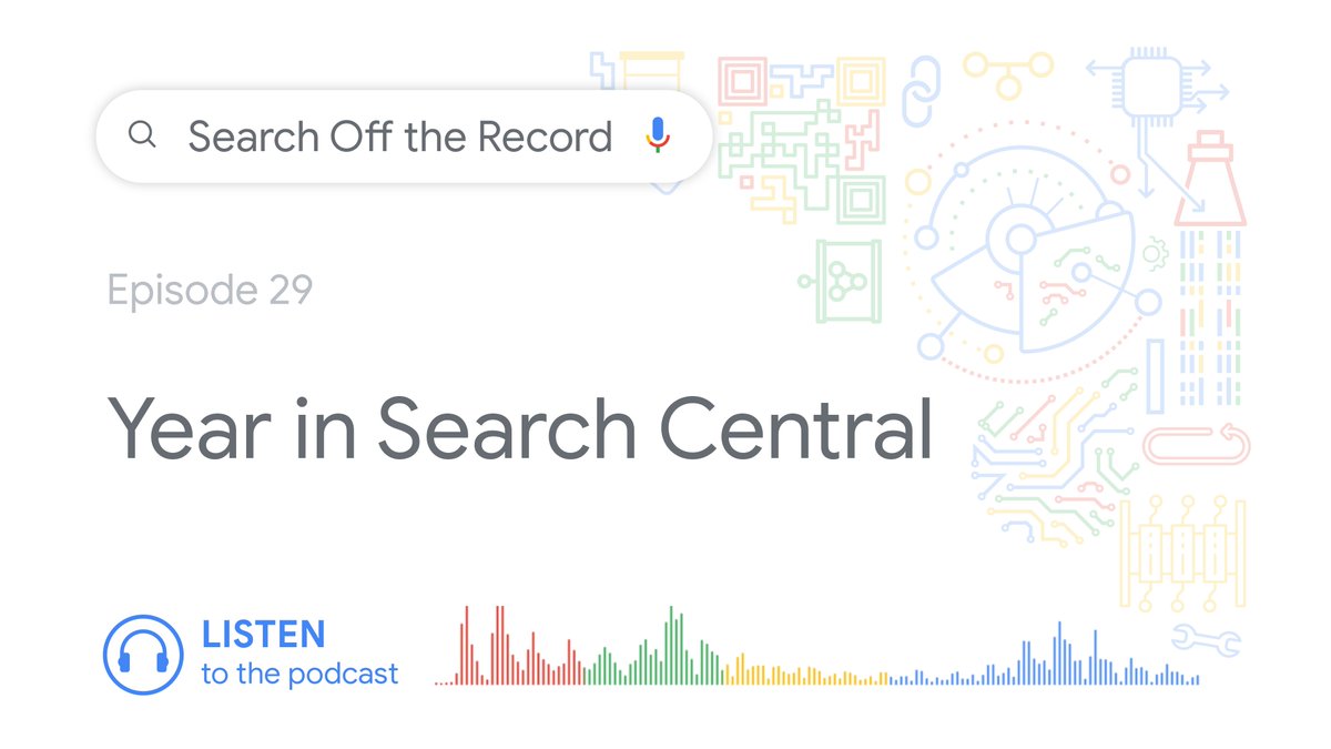 googlesearchc's tweet photo. 🔎✨ New year, new episode of Search Off The Record!

Take a trip down memory lane as @JohnMu, @g33konaut, and @methode reflect on all the updates, debates, and events from 2021.

🎧 → https://t.co/OhnK7EZmgS 
✍️ → https://t.co/AvPUbJgEd6 
▶️ → https://t.co/wa2b3u5Yyp https://t.co/X1D7EHDDHM