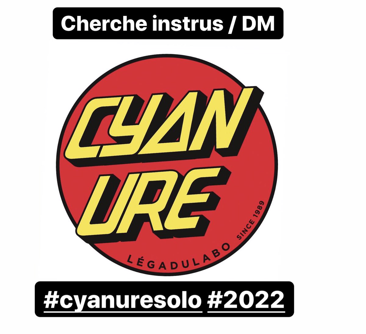 Cherche instrus. DM.
#cyanuresolo #ATK4Life #2022
