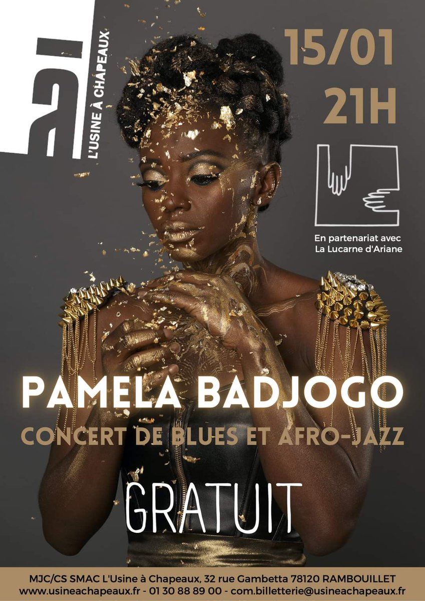 willsanwidi's tweet photo. Sinon que ce weekend ya mon premier concert de l'année avec @lucarne_ariane  qui reçoit la talentueuse @pamelabadjogo pour un concert Duo. 
On sait jamais...si vous êtes dans les parages. Passez le message 
#Gabon #Mali https://t.co/ckAauZoanv