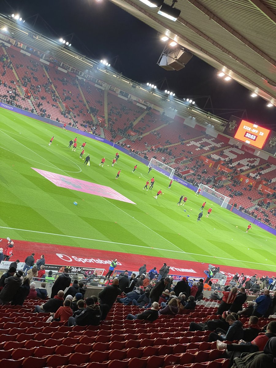 Glad to be back. Three points please #Saintsfc - let's get this new era off to a bang!