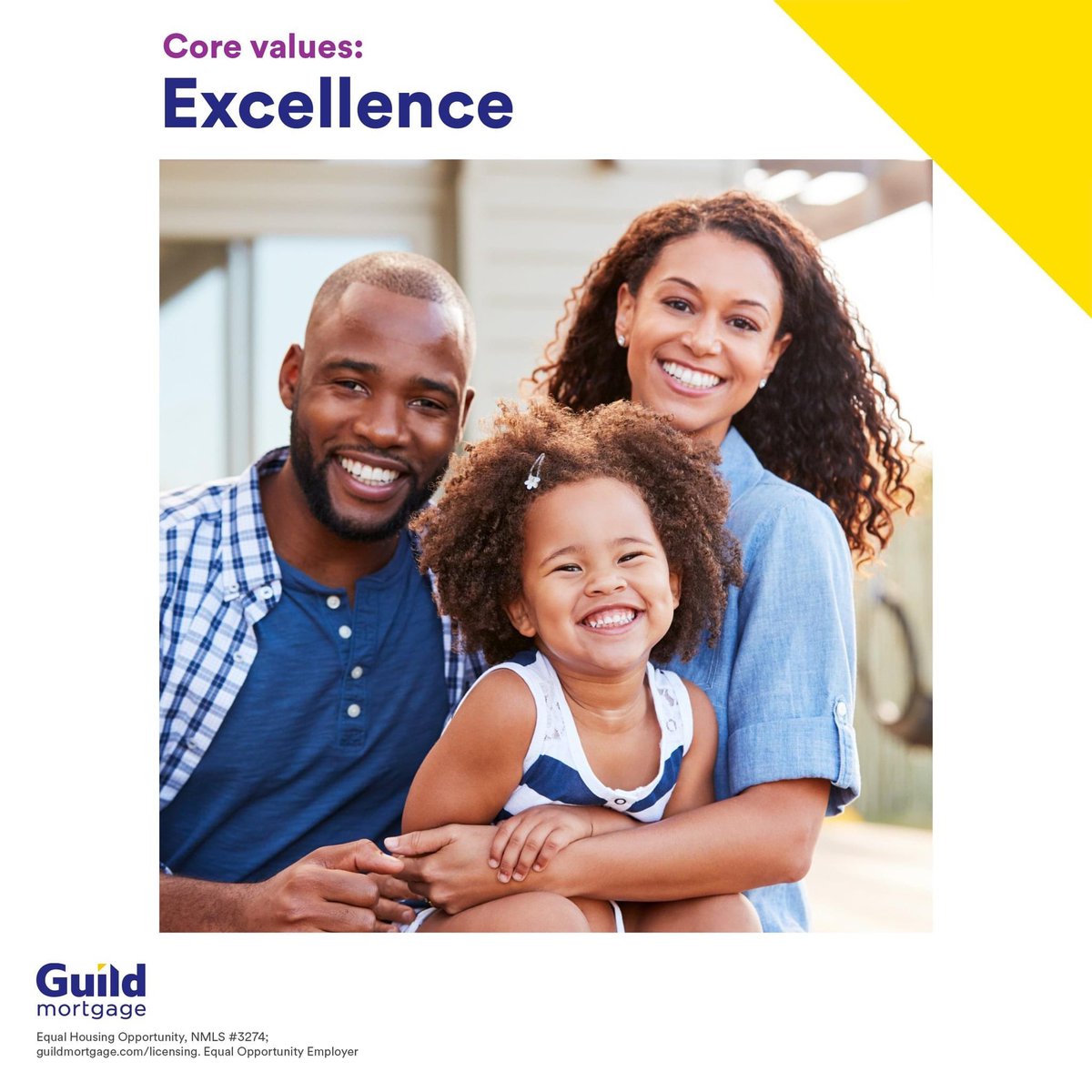 GuildMtgMadison's tweet photo. Excellence is one of the six core values we live by every day. We're always working to be the best versions of ourselves and provide personalized service. 

#GuildMortgage #CoreValues #Excellence https://t.co/yMdKnw6Qba