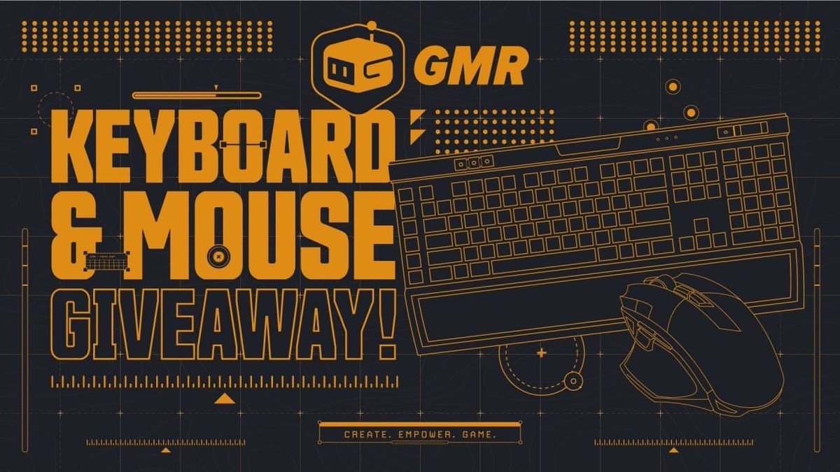 GMRCenter's tweet photo. Corsair Gaming Keyboard &amp; Mouse GIVEAWAY!  
 
🔁 Retweet 
🌟 Follow @GMRCenter 
🗯 Reply #FestivalOfGaming 
 
Enter here 👇 Entries close 1/18 at 11:59pm ET 
https://t.co/dIRxR3zG8K

#GMR #CreateEmpowerGame #Giveaway https://t.co/51eSCNNi4x